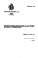 Afkondigingsblad van Aruba 1993 no. 58, DWJZ - Directie Wetgeving en Juridische Zaken