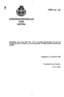 Afkondigingsblad van Aruba 1993 no. 61, DWJZ - Directie Wetgeving en Juridische Zaken