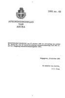 Afkondigingsblad van Aruba 1993 no. 63, DWJZ - Directie Wetgeving en Juridische Zaken