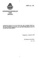 Afkondigingsblad van Aruba 1995 no. 46, DWJZ - Directie Wetgeving en Juridische Zaken