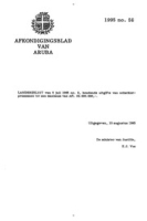 Afkondigingsblad van Aruba 1995 no. 56, DWJZ - Directie Wetgeving en Juridische Zaken