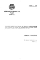Afkondigingsblad van Aruba 1995 no. 57, DWJZ - Directie Wetgeving en Juridische Zaken