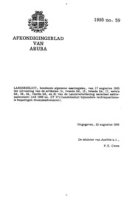 Afkondigingsblad van Aruba 1995 no. 59, DWJZ - Directie Wetgeving en Juridische Zaken