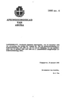 Afkondigingsblad van Aruba 1995 no. 6, DWJZ - Directie Wetgeving en Juridische Zaken