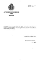 Afkondigingsblad van Aruba 1995 no. 7, DWJZ - Directie Wetgeving en Juridische Zaken