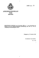 Afkondigingsblad van Aruba 1995 no. 77, DWJZ - Directie Wetgeving en Juridische Zaken