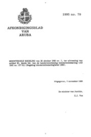 Afkondigingsblad van Aruba 1995 no. 79, DWJZ - Directie Wetgeving en Juridische Zaken
