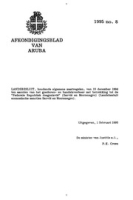 Afkondigingsblad van Aruba 1995 no. 8, DWJZ - Directie Wetgeving en Juridische Zaken