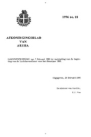Afkondigingsblad van Aruba 1996 no. 18, DWJZ - Directie Wetgeving en Juridische Zaken