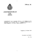 Afkondigingsblad van Aruba 1996 no. 56, DWJZ - Directie Wetgeving en Juridische Zaken