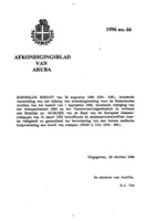 Afkondigingsblad van Aruba 1996 no. 66, DWJZ - Directie Wetgeving en Juridische Zaken