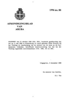Afkondigingsblad van Aruba 1996 no. 80, DWJZ - Directie Wetgeving en Juridische Zaken