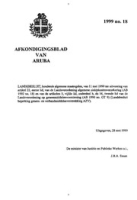 Afkondigingsblad van Aruba 1999 no. 18, DWJZ - Directie Wetgeving en Juridische Zaken