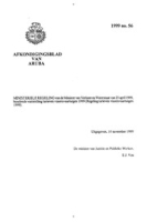 Afkondigingsblad van Aruba 1999 no. 56, DWJZ - Directie Wetgeving en Juridische Zaken