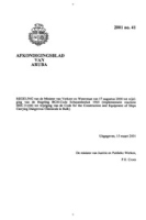Afkondigingsblad van Aruba 2001 no. 41, DWJZ - Directie Wetgeving en Juridische Zaken