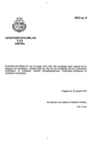 Afkondigingsblad van Aruba 2002 no. 8, DWJZ - Directie Wetgeving en Juridische Zaken