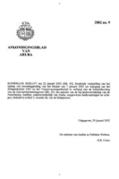Afkondigingsblad van Aruba 2002 no. 9, DWJZ - Directie Wetgeving en Juridische Zaken