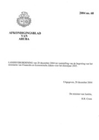 Afkondigingsblad van Aruba 2004 no. 68, DWJZ - Directie Wetgeving en Juridische Zaken