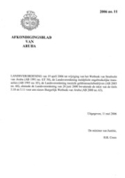 Afkondigingsblad van Aruba 2006 no. 11, DWJZ - Directie Wetgeving en Juridische Zaken