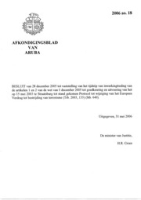 Afkondigingsblad van Aruba 2006 no. 18, DWJZ - Directie Wetgeving en Juridische Zaken