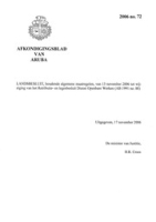 Afkondigingsblad van Aruba 2006 no. 72, DWJZ - Directie Wetgeving en Juridische Zaken