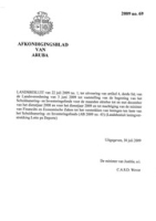 Afkondigingsblad van Aruba 2009 no. 69, DWJZ - Directie Wetgeving en Juridische Zaken