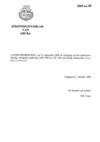 Afkondigingsblad van Aruba 2009 no. 88, DWJZ - Directie Wetgeving en Juridische Zaken