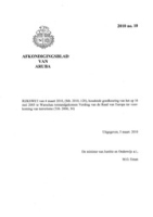 Afkondigingsblad van Aruba 2010 no. 10, DWJZ - Directie Wetgeving en Juridische Zaken