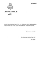 Afkondigingsblad van Aruba 2010 no. 15, DWJZ - Directie Wetgeving en Juridische Zaken