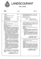 Landscourant van Aruba 1986, no. 04, DWJZ - Directie Wetgeving en Juridische Zaken
