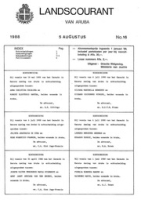 Landscourant van Aruba 1988, no. 16, DWJZ - Directie Wetgeving en Juridische Zaken