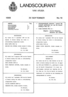 Landscourant van Aruba 1988, no. 19, DWJZ - Directie Wetgeving en Juridische Zaken