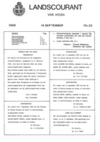 Landscourant van Aruba 1988, no. 20, DWJZ - Directie Wetgeving en Juridische Zaken