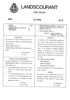 Landscourant van Aruba 1990, no. 09, DWJZ - Directie Wetgeving en Juridische Zaken