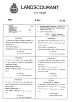 Landscourant van Aruba 1990, no. 12, DWJZ - Directie Wetgeving en Juridische Zaken