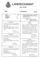 Landscourant van Aruba 1990, no. 17, DWJZ - Directie Wetgeving en Juridische Zaken