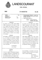 Landscourant van Aruba 1990, no. 18, DWJZ - Directie Wetgeving en Juridische Zaken