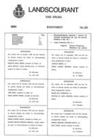 Landscourant van Aruba 1990, no. 23, DWJZ - Directie Wetgeving en Juridische Zaken