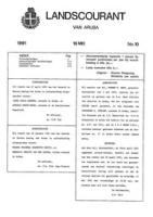 Landscourant van Aruba 1991, no. 10, DWJZ - Directie Wetgeving en Juridische Zaken