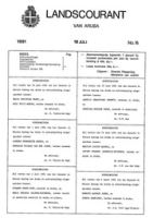 Landscourant van Aruba 1991, no. 15, DWJZ - Directie Wetgeving en Juridische Zaken
