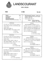 Landscourant van Aruba 1992, no. 10, DWJZ - Directie Wetgeving en Juridische Zaken