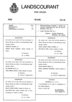 Landscourant van Aruba 1992, no. 13, DWJZ - Directie Wetgeving en Juridische Zaken