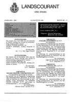 Landscourant van Aruba 1992, no. 17, DWJZ - Directie Wetgeving en Juridische Zaken