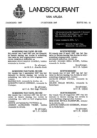 Landscourant van Aruba 1997, no. 21, DWJZ - Directie Wetgeving en Juridische Zaken
