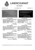 Landscourant van Aruba 1997, no. 23, DWJZ - Directie Wetgeving en Juridische Zaken