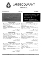 Landscourant van Aruba 1999, no. 09, DWJZ - Directie Wetgeving en Juridische Zaken