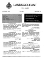 Landscourant van Aruba 1999, no. 14, DWJZ - Directie Wetgeving en Juridische Zaken