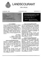 Landscourant van Aruba 1999, no. 17, DWJZ - Directie Wetgeving en Juridische Zaken