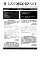 Landscourant van Aruba 2005, no. 26, DWJZ - Directie Wetgeving en Juridische Zaken