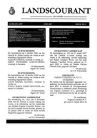 Landscourant van Aruba 2007, no. 09, DWJZ - Directie Wetgeving en Juridische Zaken